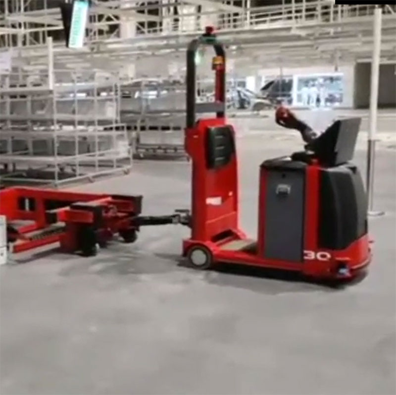 AGV与无人化牵引拖车系统